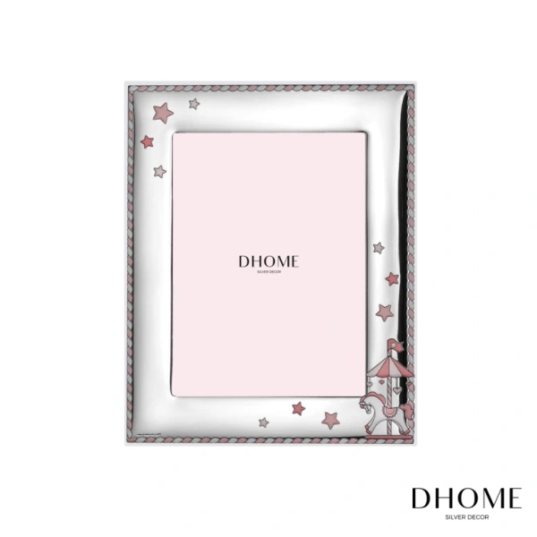 MARCO DHOME 9X13 CABALLITOS ROSA 1