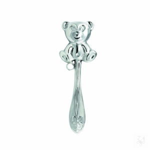 SONAJERO EN PLATA CON MANGO- OSO 1