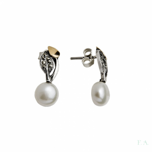 Studs FA Marcasite - Clover 1