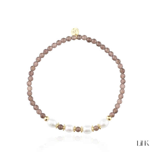 Bracelet Link Smoky Quartz 2
