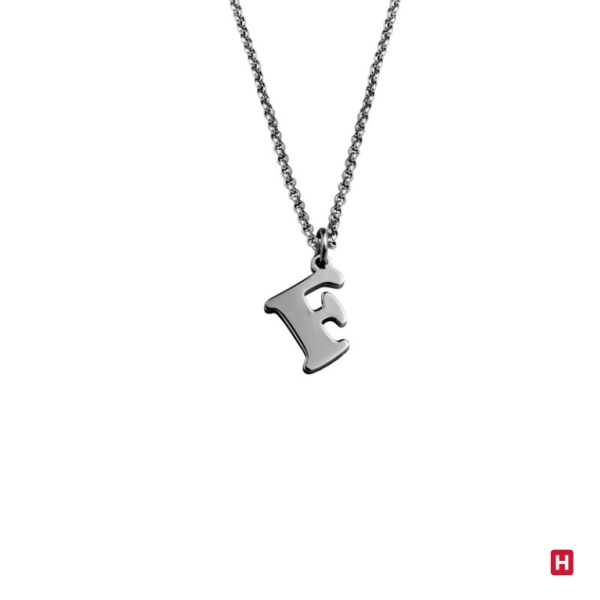 Necklace Hassu - Letter F 1