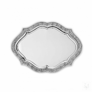 Oval Scalloped Tray - Mod. Chez Renascence 1