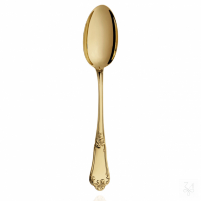 Table Spoon - Mod. Floreale - Gold 14kt 1