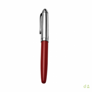 PLUMA EN PLATA ROJO 1