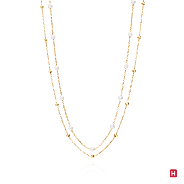 Necklace Hassu Double Golden 2