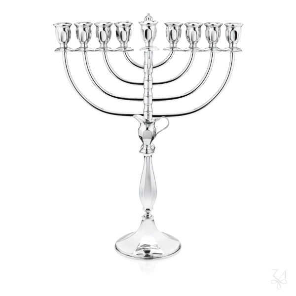 STERLING SILVER RELIGIOUS MENORAH ZURICH 25 2