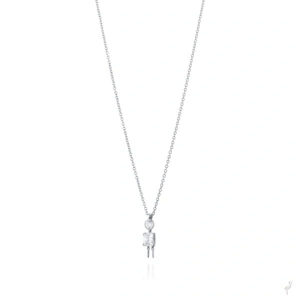 Colar Link - Menino - Branco 4