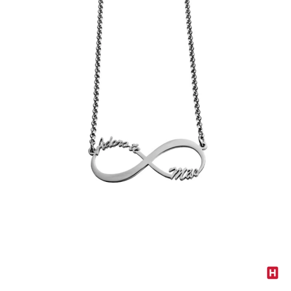 COLLAR ACERO "INFINITY NAME" 1