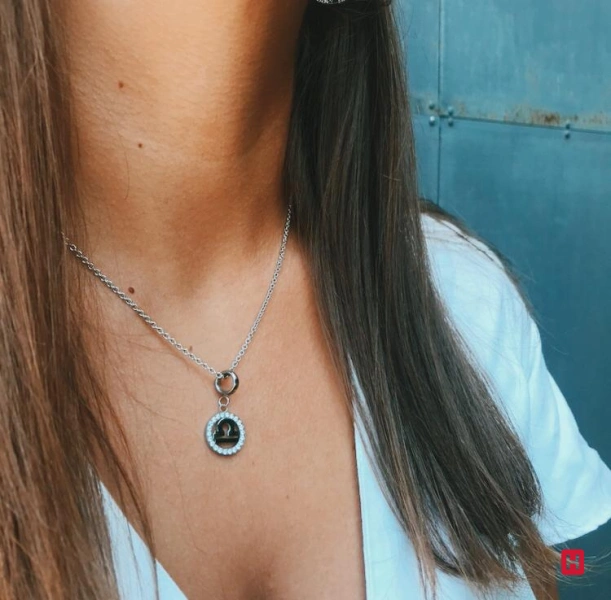 COLLAR ACERO "SIGNO LIBRA" 2