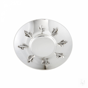 Kiddush Plate  - Mod. Leaf 1
