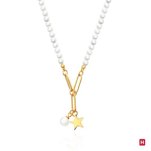 Necklace Hassu Lucky Charm Star Golden 3