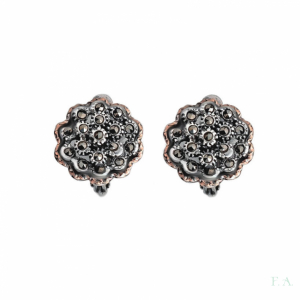 Earrings FA Marcasite - Flower 1