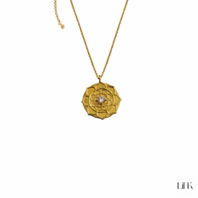 Colar Link Flor de Lótus 1