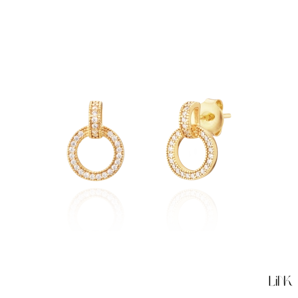 Earrings Link Golden 2