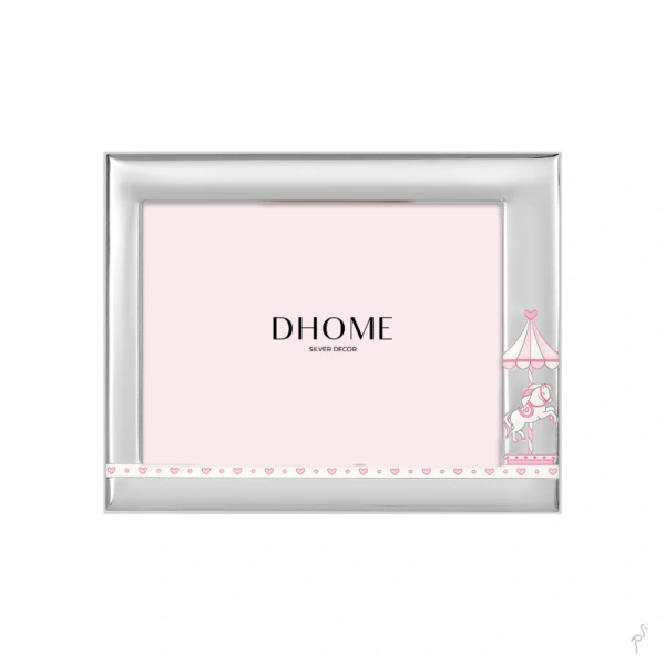 Moldura Dhome Carrossel rosa 1