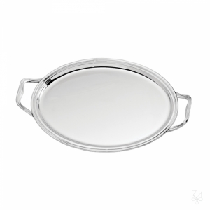 Oval Tray - Model Inglese - 36x27cm - With Handles 1