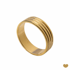 Aliança Passion Gold 9k - 6.4 mm 1