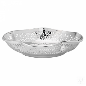 Grid Wavy Bread Basket - D. 24 cm 1