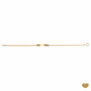Pulseira Chapa Passion Gold 19.2k 1