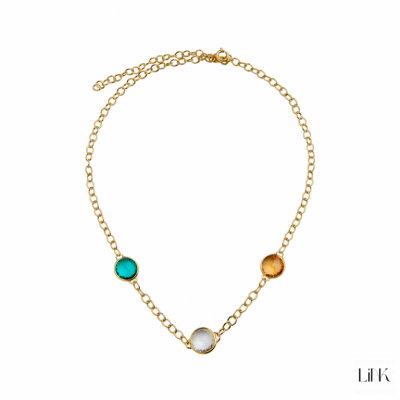 Colar Link Rainbow Style 2