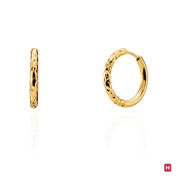 Hoops Earrings Hassu Glam Rock  Golden 2
