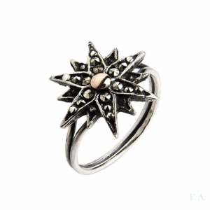 Ring FA with Marcasite 1