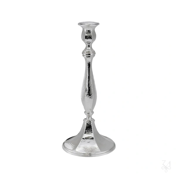 STERLING SILVER RELIGIOUS CANDLESTICK 1L MODEL ZURICH 2025 2