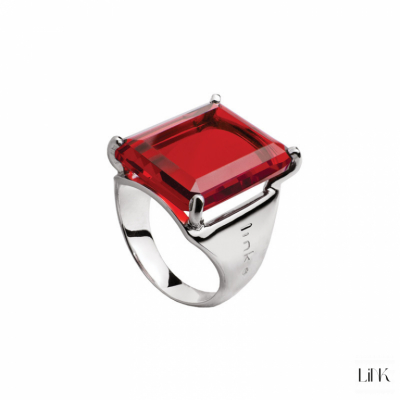 ANILLO C/ PIEDRA URBAN STYLE-ROJO 1