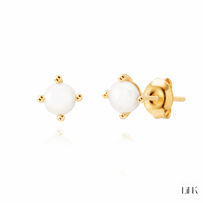 PENDIENTES LINK DORADO 1
