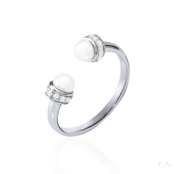 Ring FA with Pearls 2