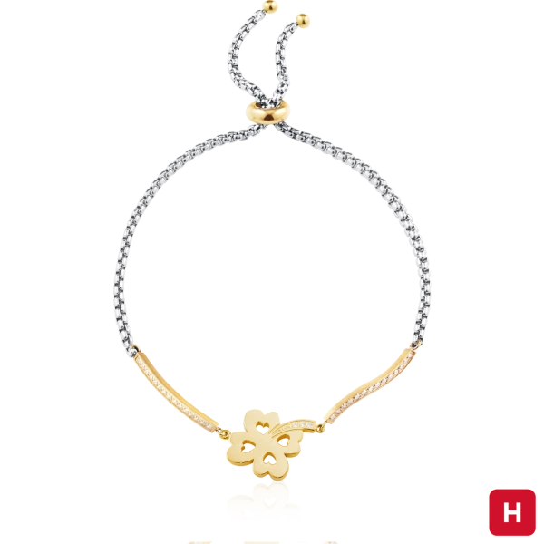 Pulseira Hassu Golden - Trevo 2