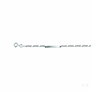 PULSERA COM CHAPA EN PLATA 1