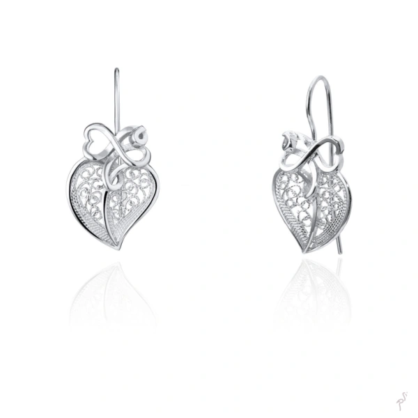 PENDIENTES CORAZÓN SAUDADE 1