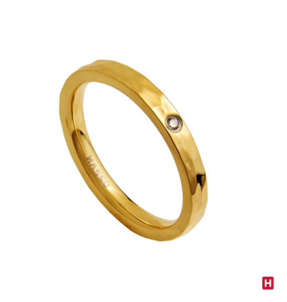Wedding Ring Hassu Urban Golden Shine 1