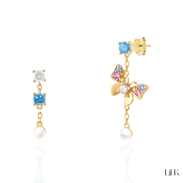 PENDIENTES LINK MARIPOSA 2