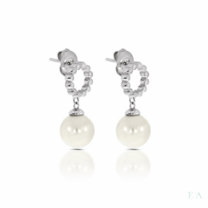 PENDIENTES CON PERLAS 1
