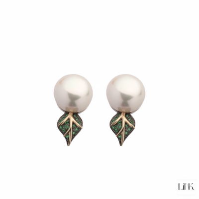 PENDIENTES PLATA925 Y ORO9K -30 CIRCONITAS -  PRIMAVERA 1