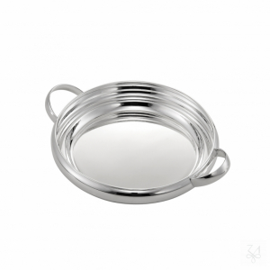 Round Tray w/ Handles, D.-24, Mod. Inglese 1