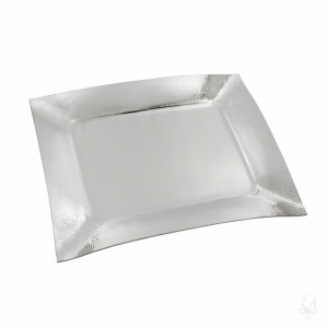 Rectangular Tray 50x40cm - Hammered "Beat-Cut" 1